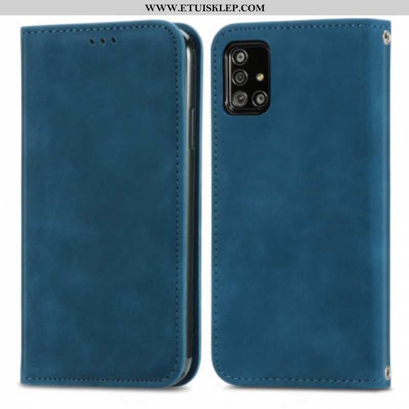 Etui Na Telefon do Samsung Galaxy A51 5G Etui Folio Sztuczna Skóra W Stylu Vintage